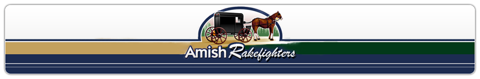 Amish Rakefighters (2007–2015) — Amish Rakefighters Banner